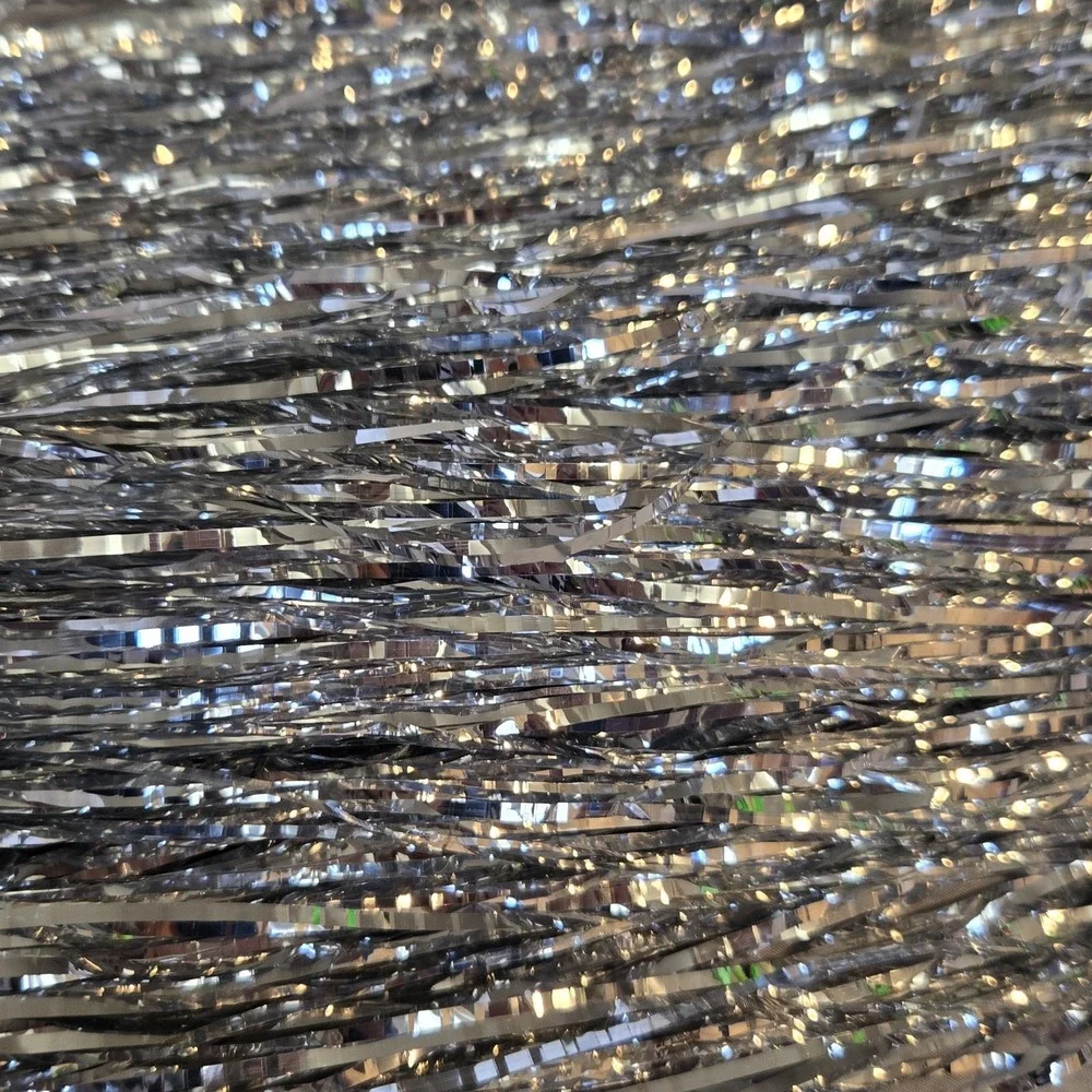 Vintage Santa's Best Christmas 1000 Icicles Silver Tinsel 21